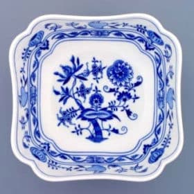 Cibulák – Misa šalátová 4-hranná vysoká 21 cm – originál cibuľový porcelán I. akosť