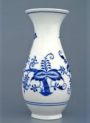 Cibulák – Váza 20 cm – originálny cibuľový porcelán 1. akosť