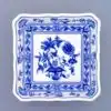 Cibulák – Misa šalátová 4-hranná 18 cm – originálny cibuľový porcelán I. akosť