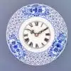 Cibulák – Hodiny prelamované 18 cm – originálny cibuľový porcelán 1. akosť