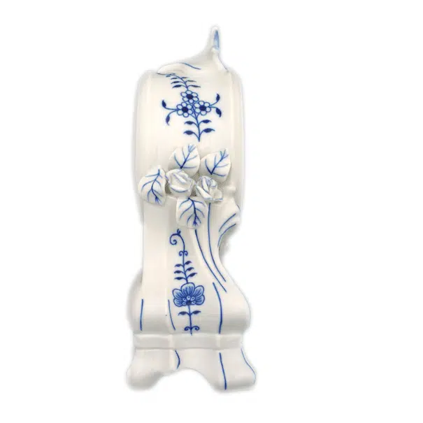 Hagymamintás porcelán - Kandalló óra rózsákkal 28 cm - eredeti Hagymamintás porcelán 1. minőség - Image 2