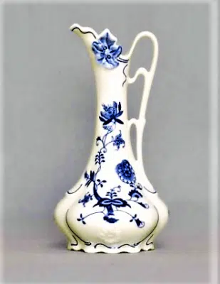 Cibulák – Džbán secesný 21 cm – cibuľový porcelán Dubí 1. akosť