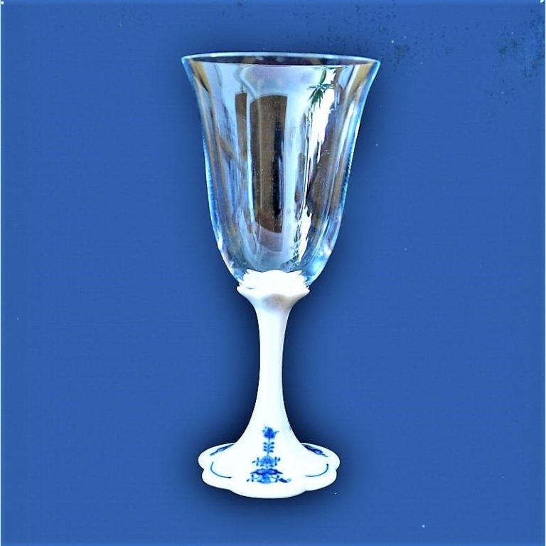 Hagyma - Porcelán szárú kristályüveg - eredeti hagyma porcelán 1. minőség
