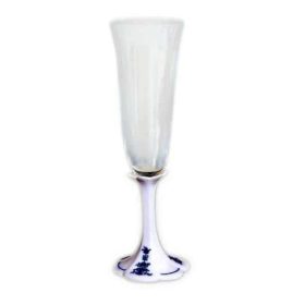 Hagyma - Porcelán szárú kristályüveg - eredeti hagyma porcelán 1. minőség