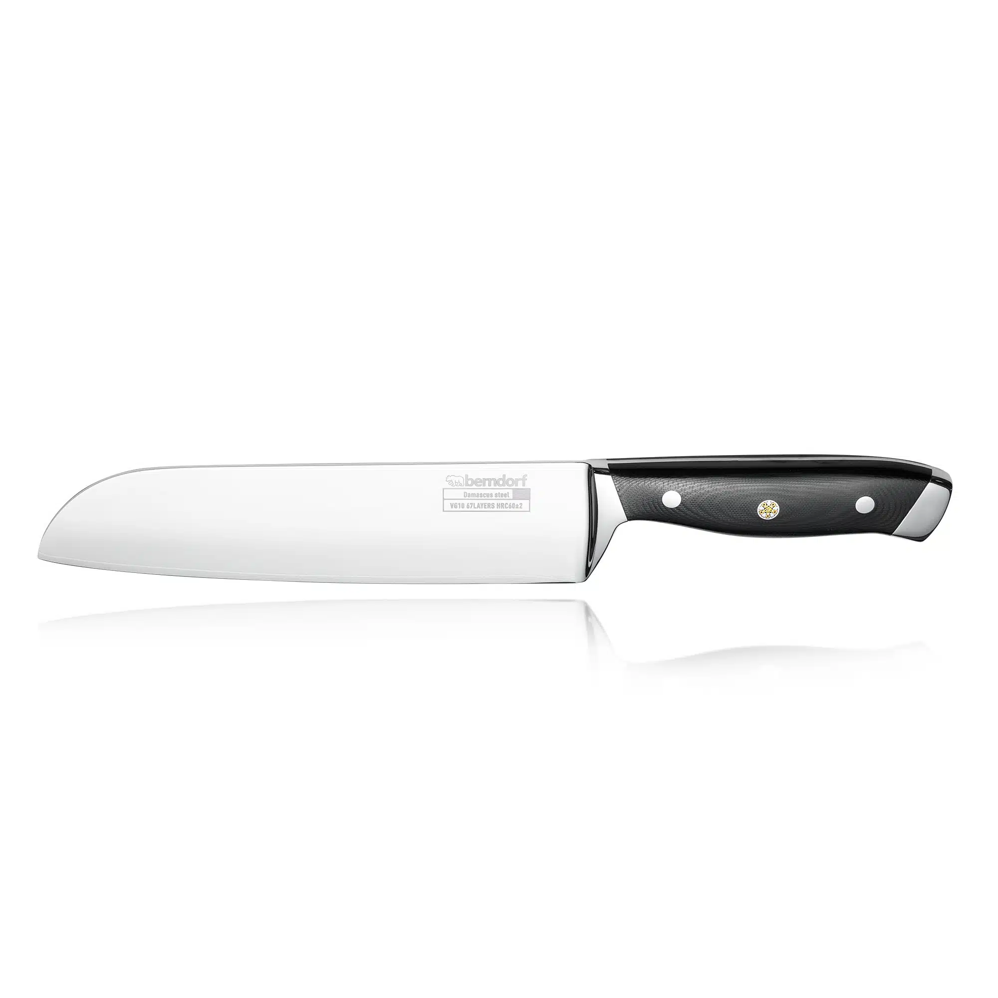 Damascus Santoku kés 20,5 cm