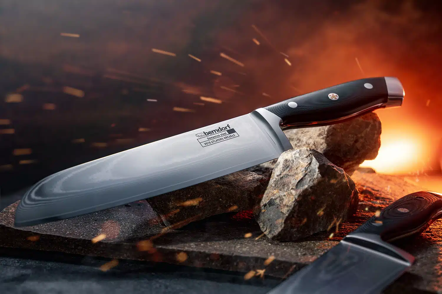 Damascus Santoku kés 20,5 cm - Image 4