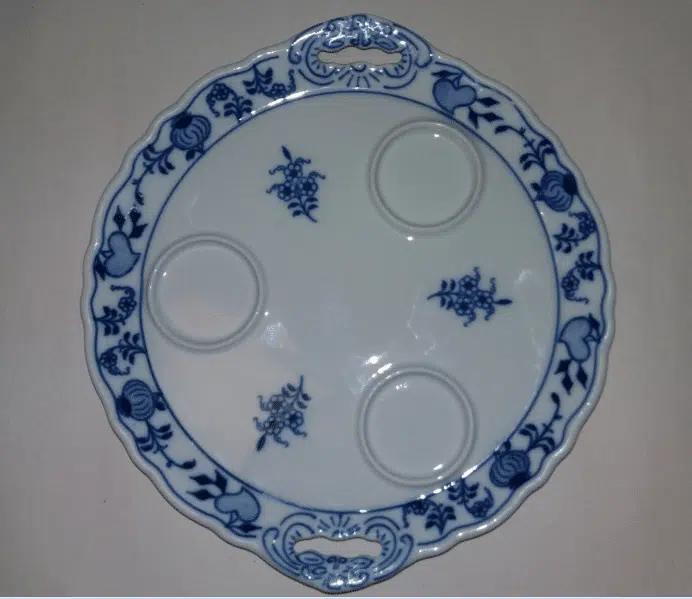Cibulák – Stolná súprava – soľ, korenie, špáradlá – originálny cibuľový porcelán 1. akosť