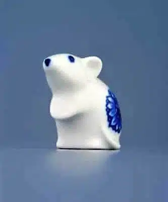 Cibulák – Myš 5,5 cm – originál cibuľový porcelán 1. akosť