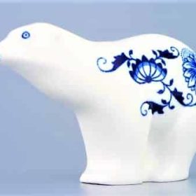 Cibulák – Medvedík 15 cm – originál cibuľový porcelán 1. akosť