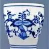 Cibulák – Pohár bez uška 0.25 l – originál cibuľový porcelán 1. akosť
