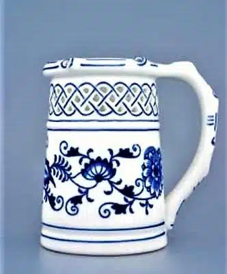 Hagymamintás porcelán - Áttört kancsó 0,4 l - eredeti hagymás porcelán, 1. minőség