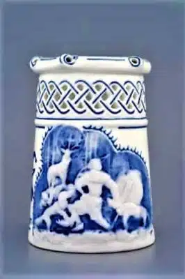 Cibulák – Korbel prelamovaný s reliéfom 0.4 l – originál cibuľový porcelán 1. akosť