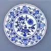 Cibulák – Tanier plytký 24 cm – originálny cibuľový porcelán 1. akosť