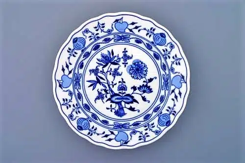 Cibulák – Tanier plytký 21 cm – originál cibuľový porcelán 1. akosť