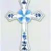 Cibulák – Svätý kríž 30,6 x 21,3 cm – originál cibuľový porcelán 1. akosť