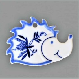 Cibulák – Magnetka – ježko 8 cm – originál cibuľový porcelán 1. akosť