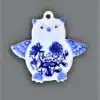 Cibulák – Magnetka – sova 8,5 cm – originál cibuľový porcelán 1. akosť