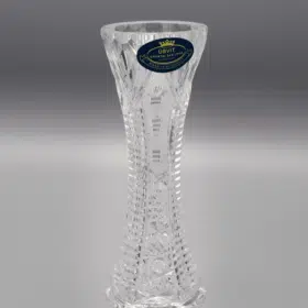 Vágott kristályváza ÚSVIT 15 cm