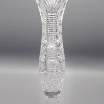 Krištáľová brúsená váza ÚSVIT 25 cm