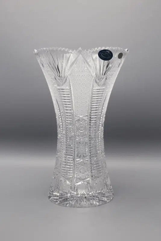 Vágott kristályváza ÚSVIT 25 cm