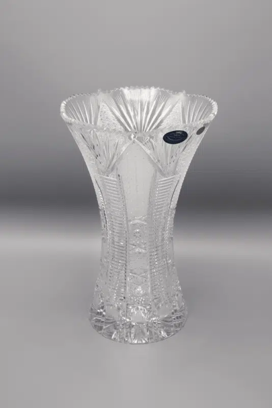 Vágott kristályváza ÚSVIT 25 cm