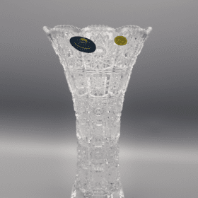 Vágott kristályváza ÚSVIT 20 cm