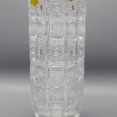 Krištáľová brúsená váza ÚSVIT 25 cm