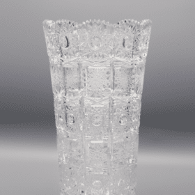 Vágott kristályváza ÚSVIT 21 cm