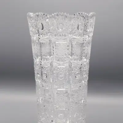Krištáľová brúsená váza ÚSVIT 21 cm