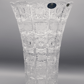 Vágott kristályváza ÚSVIT 25,5 cm