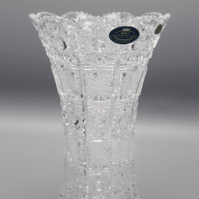 Vágott kristályváza ÚSVIT 20 cm