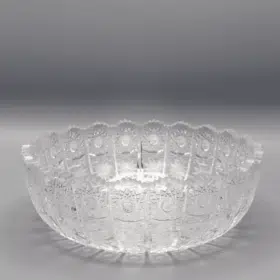 ÚSVIT 21,5 cm-es kristály csiszolt tál