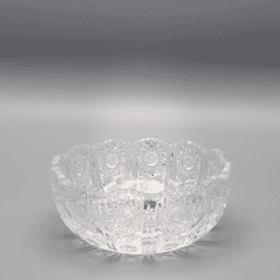 Vágott kristálytál ÚSVIT 12 cm