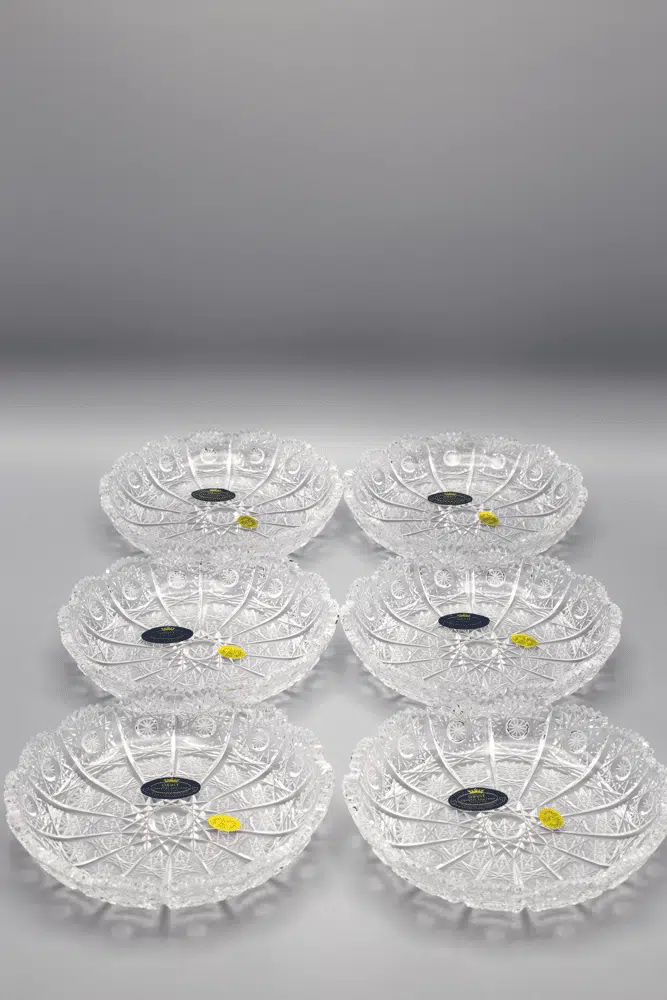 Krištáľový brúsený tanier ÚSVIT 14 cm