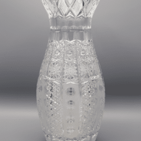 Vágott kristályváza ÚSVIT 30 cm