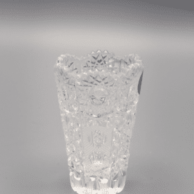 Vágott kristályváza ÚSVIT 8 cm