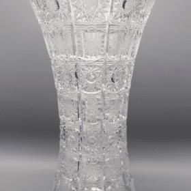 Vágott kristályváza ÚSVIT 30 cm