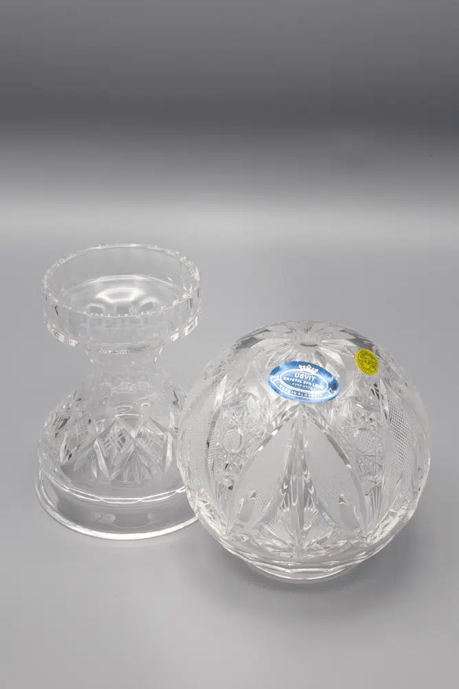 Kristály csiszolt dekorációs gömb ÚSVIT 18,5 cm - Image 2