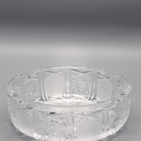 Kristály csiszolt hamutartó ÚSVIT 15 cm
