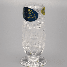 Vágott kristályváza ÚSVIT 8 cm