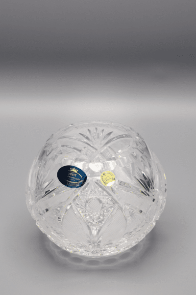Kristálycsiszolású gömbváza ÚSVIT 10 cm - Image 2