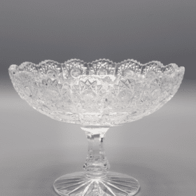 Vágott kristálytál ÚSVIT 15,5 cm