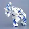 Cibulák – Slon reklamný – veľký 18 cm – originál cibuľový porcelán 1. akosť