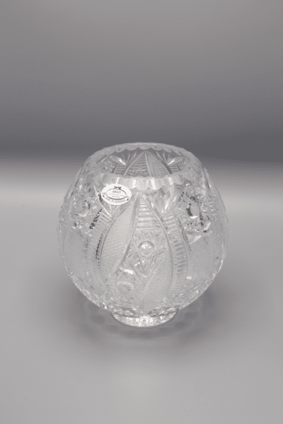 Kristálycsiszolású gömbváza ÚSVIT 15 cm - Image 2