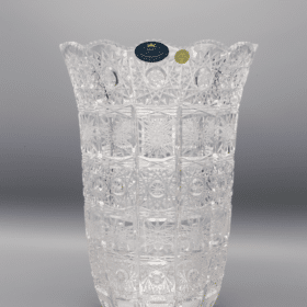 Vágott kristályváza ÚSVIT 25 cm
