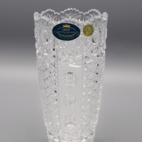 Vágott kristályváza ÚSVIT 14,5 cm