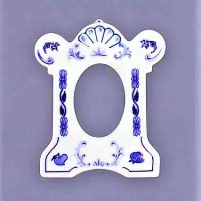 Cibulák – Rámik na fotografiu 9 x 7 cm – originál cibuľový porcelán 1. akosť