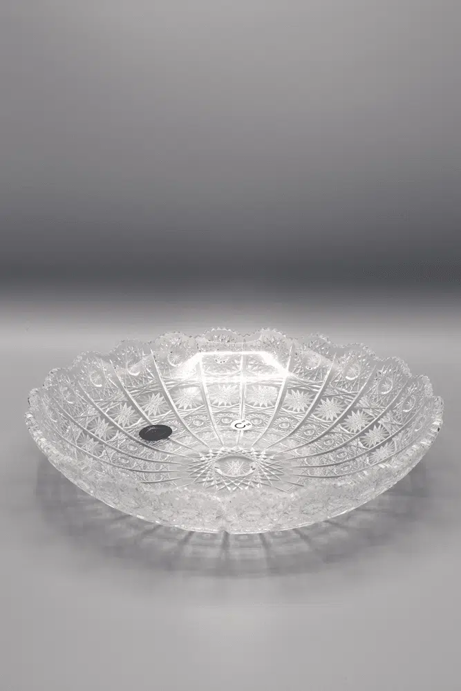 Krištáľová brúsená misa ÚSVIT 27 cm