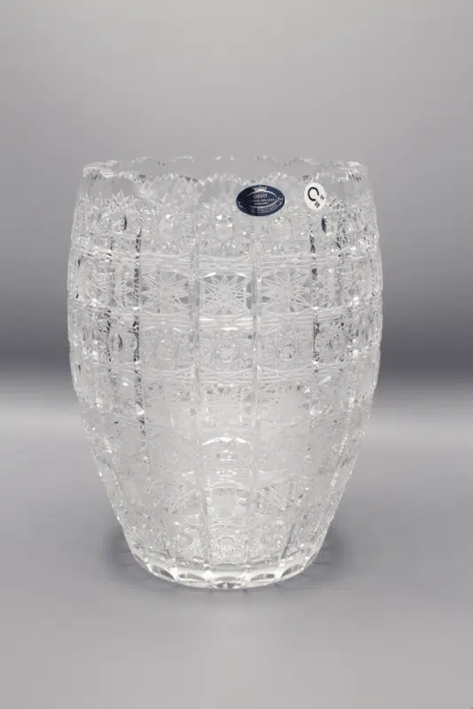 Vágott kristályváza ÚSVIT 26 cm