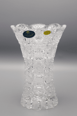 Vágott kristályváza ÚSVIT 18 cm